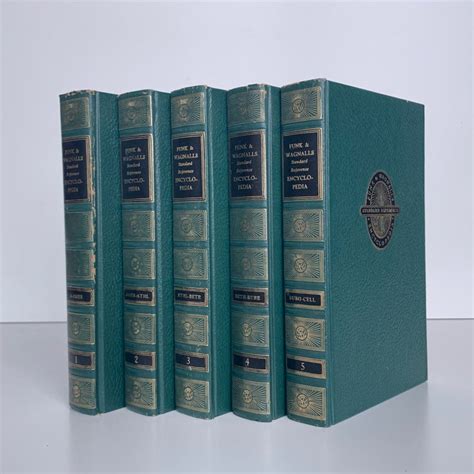 Funk And Wagnalls Standard Reference Encyclopedia Set Green Etsy