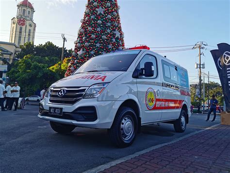 Manilas Yorme Receives New V80 Flex Ambulance From Maxus Ph