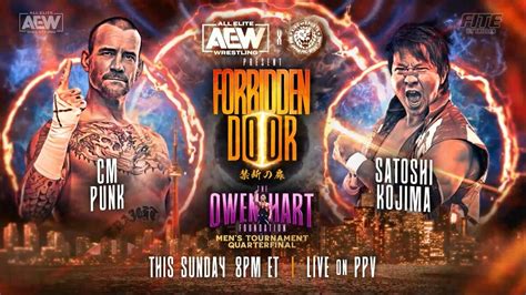 Two Title Matches Cm Punk More Added To Aew Forbidden Door