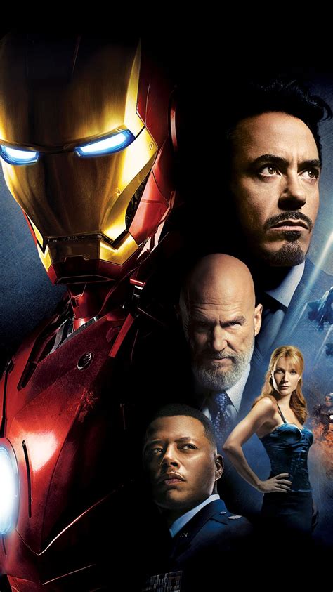 Iron man might feature a mesmerizing performance by robert downey jr. Iron Man (2008) Phone Wallpaper | Moviemania
