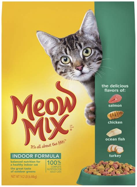 Meow Mix Cat Food Indoor Formula 16 Lb 72 Kg