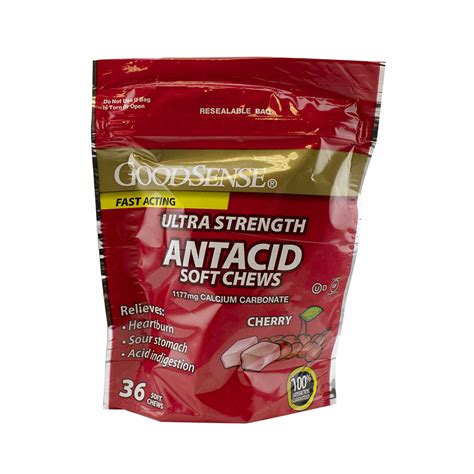 Goodsense® Ultra Strength Antacid Soft Chews Cherry Flavor 36 Ea