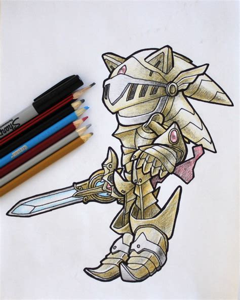 How To Draw Excalibur Sonic From Sonic And The Black Knight Draw With