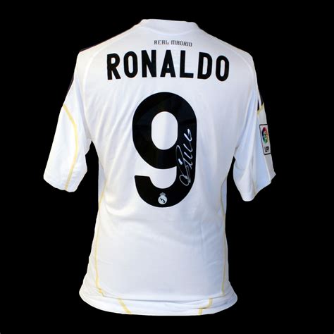 Cristiano Ronaldo Real Madrid Signed Framed Shirt Pro