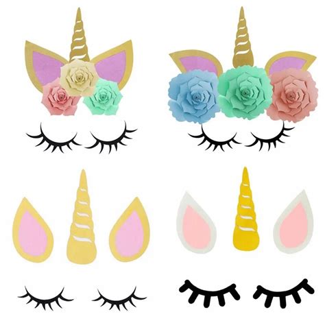 Diy Unicorn Horn Ears And Eyes Template Image Result For Unicorn