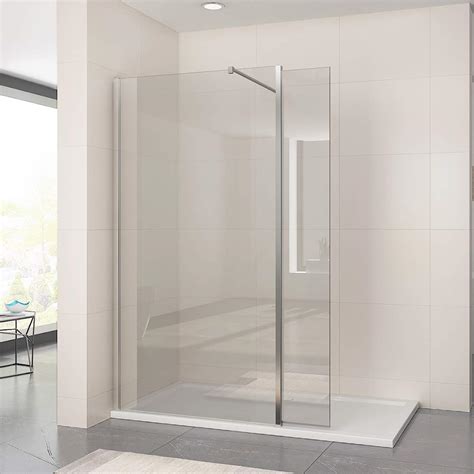 1200mm Easy Clean Walk In Wetroom Shower Enclosure 8mm Glass Shower