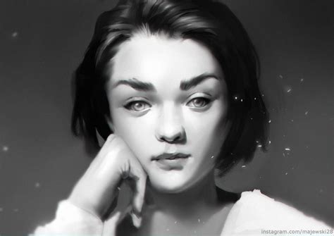 Maisie Williams Digital 2d 2200x1500 Art