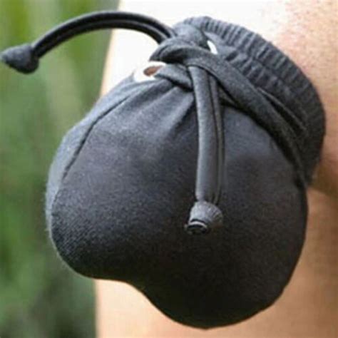 Mens Cock Penis Ball Pouch Bag Willy Testicles Posing Testicle Scrotum Tie Tan Ebay