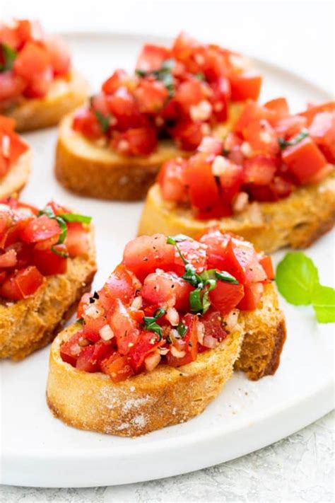 Bruschetta With Tomato And Basil Jessica Gavin