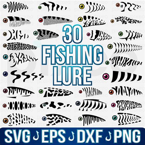 Fishing Lure SVG Fishing Lure Pattern SVG Fishing Lure Etsy Fishing