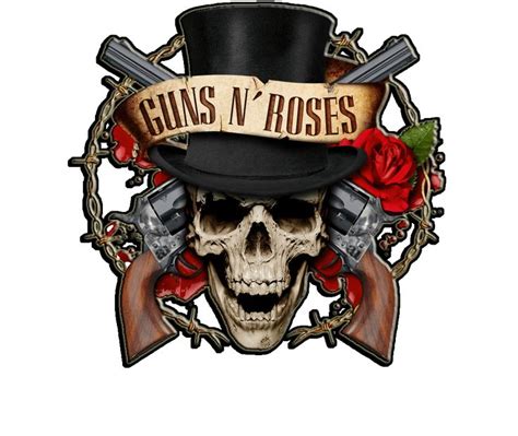 Band, guns n roses, slash, axl rose, tattoo. Guns N' Roses Logo | Logos de bandas, Carteles de rock ...