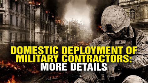 Domestic Deployment For Military Contractors More Details Video