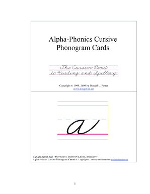 I highly recommend this book. Fillable Online donpotter cursive phonics online form Fax ...