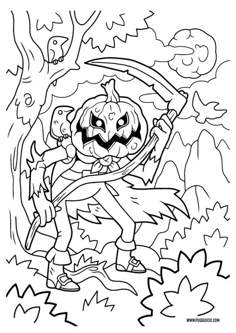 50 dibujos de halloween para colorear e imprimir gratis pequeocio