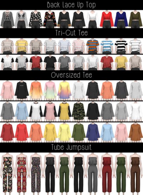 Sims 4 Ccs The Best Clothing By Spectacledchic Sims4