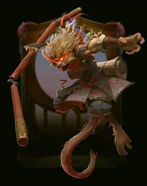 Monkey King Hall Hsu Monkey King Concept Art Characters Fantasy