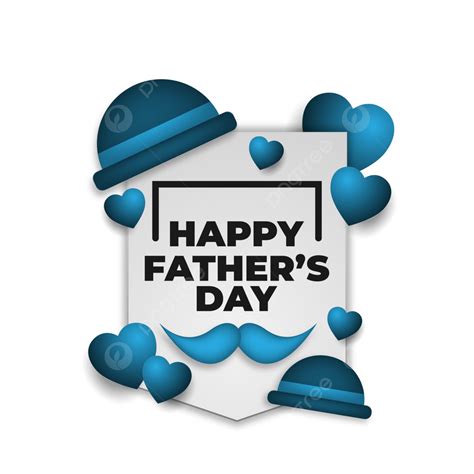 Happy Fathers Day Vector Png Images Beautiful Happy Fathers Day With
