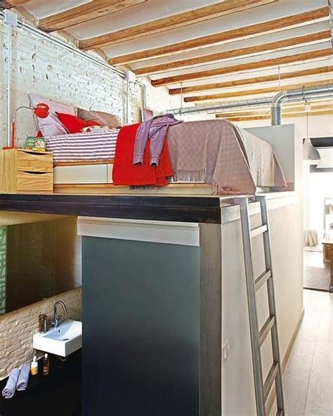 12 Awesome Beds In Tiny Spaces Apartment Geeks Loft Pequeño