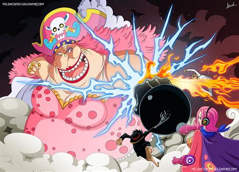 Anime One Piece Charlotte Linlin Monkey D Luffy Reiju Vinsmoke Hd