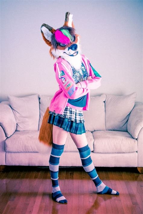 Ice Foxx Fall 2018 Cosy Outfit Female Fursuit Furry Suit