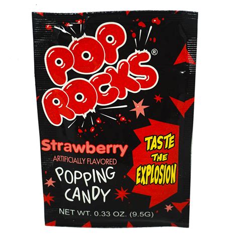 Pop Rocks Strawberry 95 G Candy Store
