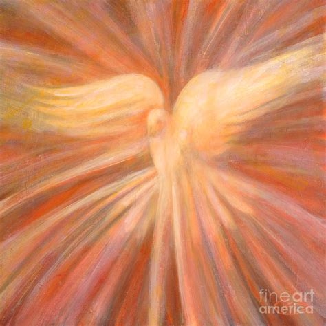 Holy Spirit Appearing As A Dove Painting By Kip Decker