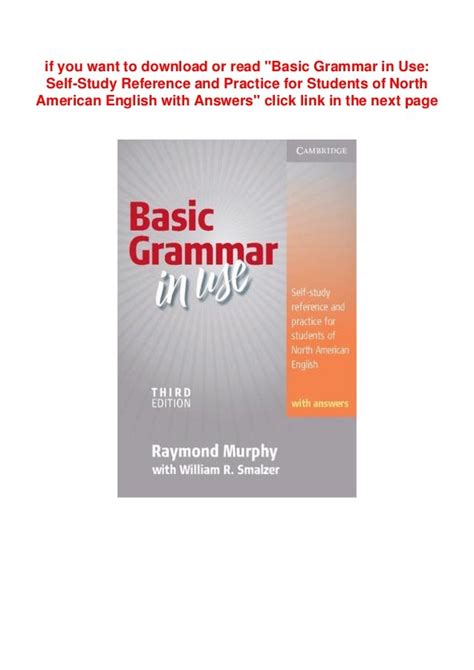 Download Pdf Basic Grammar In Use Self Study Reference And Practice