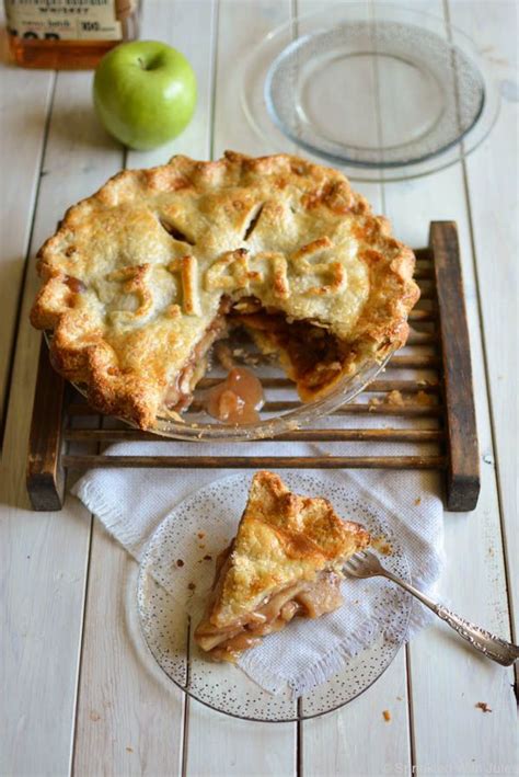 Bourbon Apple Pie For Pi Day Sprinkled With Jules Bourbon Apple Pie Bourbon Recipes Caramel
