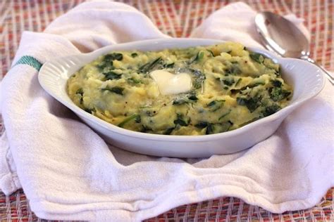 This is one of my favourite dishes ever. The Lucky Penny: Inspired by the Irish: Colcannon with a Twist (mashed potatoes with spinach ...