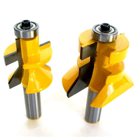 2 Pc 12 Shank V Joint V Notch Tongue And Groove Joint Router Bit Set S Ebay