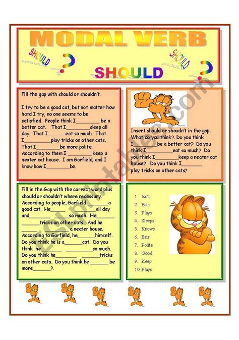 Modal Verbs Worksheet My English Printable Worksheets Images