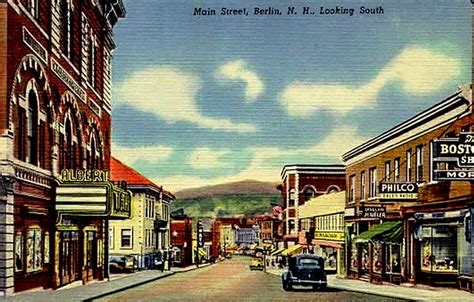 Main Street Berlin New Hampshire About 1947 My Mother G Flickr