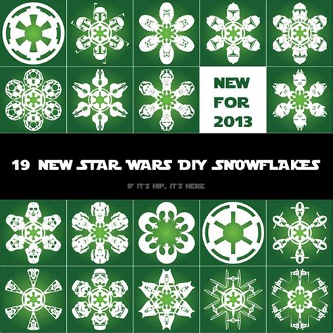 Make Your Own Star Wars Snowflakes From Paper With These Templates