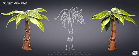 Harris Baig Stylized Palm Tree