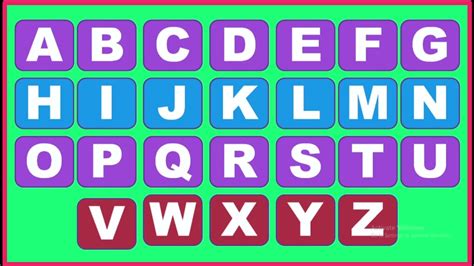 Capital Alphabet Capital Letters Abcd Video For Kids Youtube