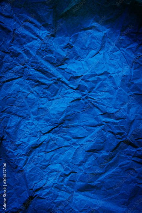 Rough Navy Blue Paper Texture Blue Crumpled Paper Texture And