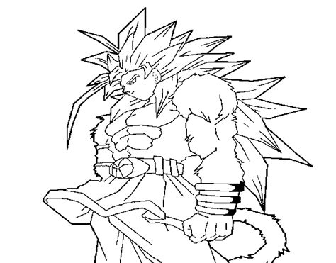 Dibujos Para Pintar Goku Fase 4 Dibujos Para Pintar