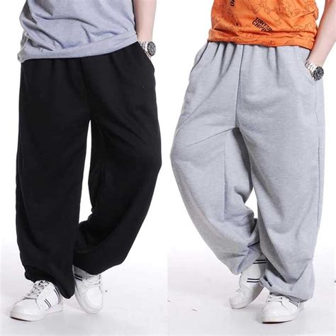 Fashion Hip Hop Streetwear Harem Pants Men Sweatpants Loose Baggy Jogg Loose Pants Style