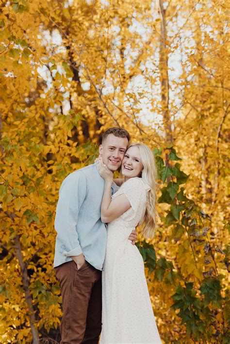 Colorful Fall Engagements Provo Utah Marc Lindsey