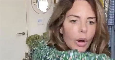 This Morning Star Trinny Woodall 57 Accidentally Flashes Boobs In