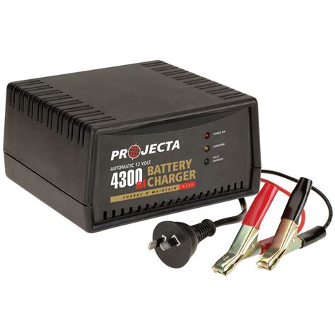 Projecta Battery Charger Automatic 12 Volt 4300ma Charge N Maintain
