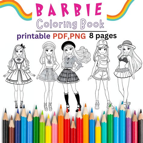 Printable Barbie Coloring Sheet Ph