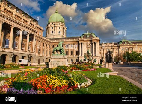 Buda Castle Royal Palace Budapest Hungary Europe Stock Photo Alamy