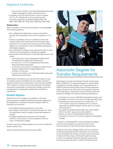 Miracosta College 2021 2022 Catalog Miracosta College Page 70 Flip Pdf Online Pubhtml5