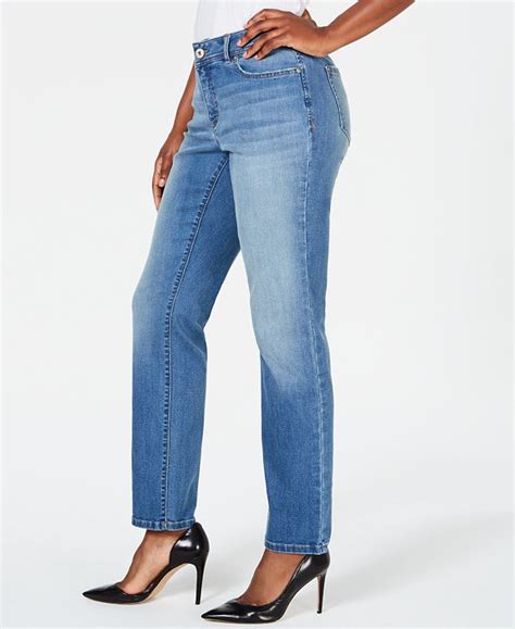 Inc International Concepts Inc Curvy Fit Straight Leg Jeans With Tummy