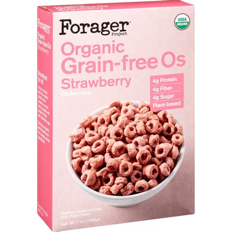 Forager Project Cereal Strawberry Grain Free Organic Os Shop