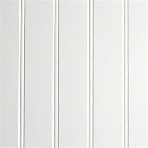 Shop 4775 In X 798 Ft Beaded White Hardboard Wall Panel At