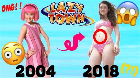 🌟lazy Town Before And After 😍 Then And Now 2018🤩nickelodeon Stars 🌟