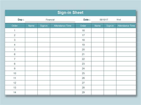 How To Make An Equipment Sign Out Sheet In Excel Printable Form