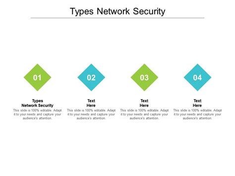 Types Network Security Ppt Powerpoint Presentation Ideas Design